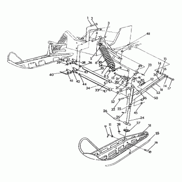 FRONT SUSPENSION and SKI RXL/RXL SKS (4921322132015A)