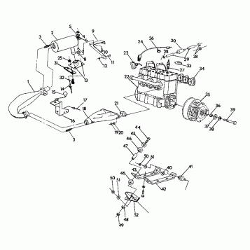 ENGINE MOUNTING RXL/RXL SKS (4921322132031A)