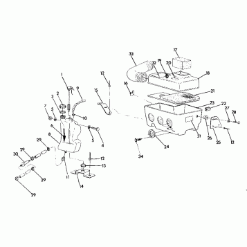 OIL TANK/AIR BOX ASSEMBLY RXL/RXL SKS (4921322132033A)
