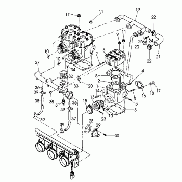 CYLINDER and MANIFOLD RXL/RXL SKS (4921322132038A)