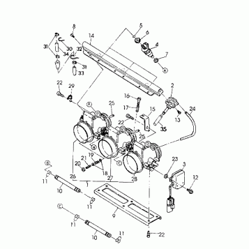 THROTTLE BODY   RXL/RXL SKS (4921322132045A)