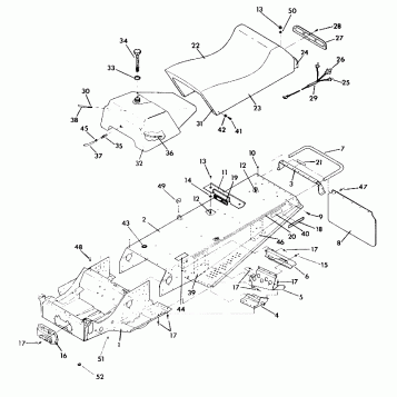 CHASSIS and SEAT Indy Lite/Star Lite (4921332133001A)