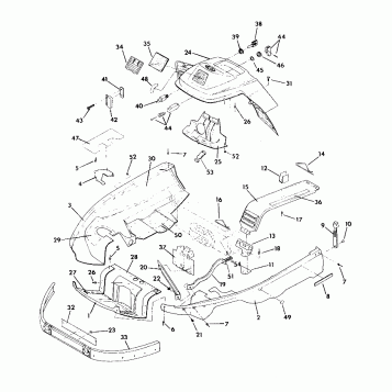 NOSEPAN and CONSOLE Indy Lite/Star Lite (4921332133003A)