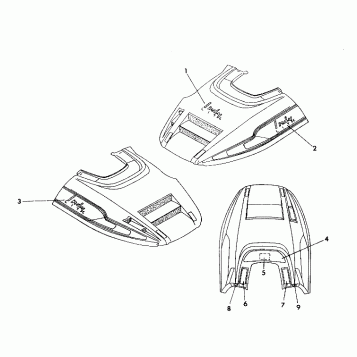 HOOD - DECALS Indy Lite (4921332133007A)