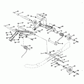 FRONT/REAR TORQUE ARM Indy Lite/Star Lite (4921332133015A)