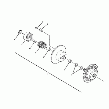 DRIVEN CLUTCH Indy Lite/Star Lite (4921332133018A)