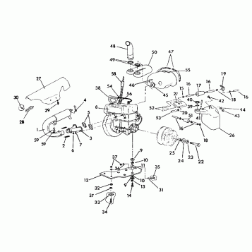 ENGINE MOUNTING Indy Lite (4921332133019A)