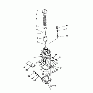 CARBURETOR  Indy Lite (4921332133037A)