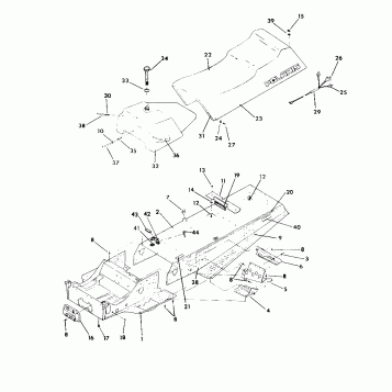 CHASSIS and SEAT Indy Lite GT (4921342134001A)