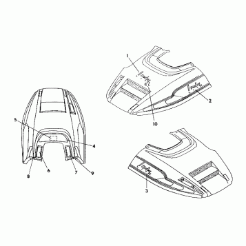 HOOD-DECALS  Indy Lite GT (4921342134007A)