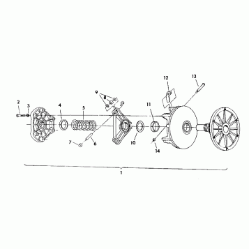 DRIVE CLUTCH  Indy Lite GT (4921342134019A)