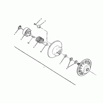 DRIVEN CLUTCH Indy Lite GT (4921342134020A)