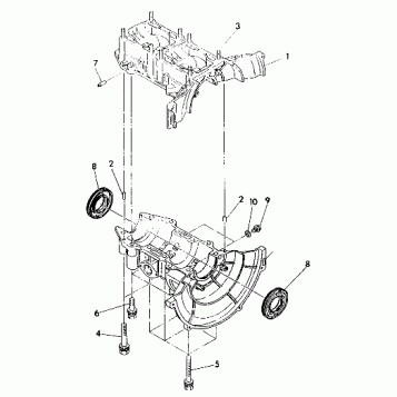 CRANKCASE  Indy Lite GT (4921342134025A)