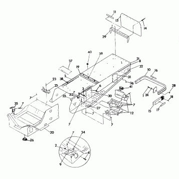 TUNNEL ASSEMBLY 440 XCR (4921352135001A)