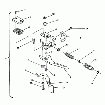 MASTER CYLINDER ASSEMBLY  440 XCR (4921352135017A)