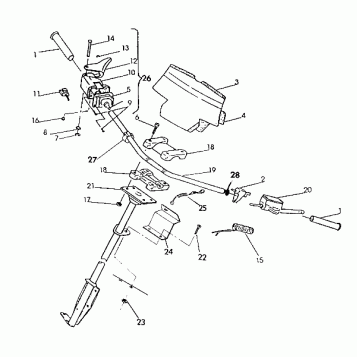 STEERING - HANDLEBAR 440 XCR (4921352135018A)
