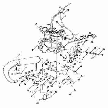 ENGINE MOUNTING 440 XCR (4921352135031A)