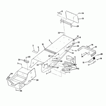 TUNNEL ASSEMBLY 500 XLT (4921662166001A)