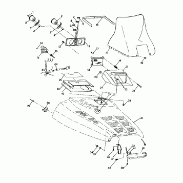 HOOD ASSEMBLY 500 XLT (4921662166007A)