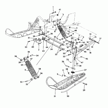FRONT SUSPENSION and SKI 500 XLT (4921662166013A)