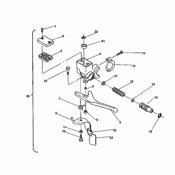 MASTER CYLINDER ASSEMBLY   500 XLT (4921662166015A)