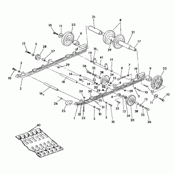 SUSPENSION 500 XLT (4921662166023A)