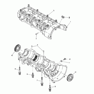 CRANKCASE 500 XLT (4921662166033A)