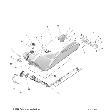 FUEL SYSTEM, FUEL TANK ASM. - S23TKP9FS (C602084)