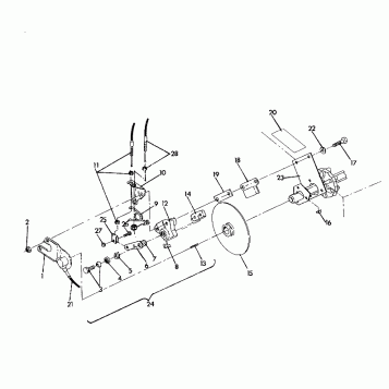 BRAKE ASSEMBLY Swedish Indy Lite & Star Lite (4922482248004A)