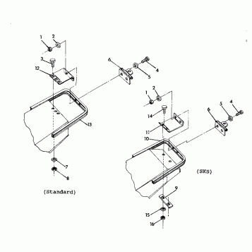 HITCH ASSEMBLY Swedish Snowmobiles (4922482248006A)