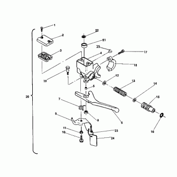 MASTER CYLINDER ASSEMBLY Swedish Sport & RXL Indys (4922482248007A)