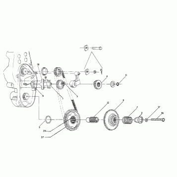 REVERSE CHAINCASE Swedish Lite GT & Sport GT (4922482248009A)