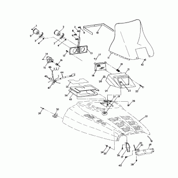 HOOD ASSEMBLY 500 SPX (4922552255007A)