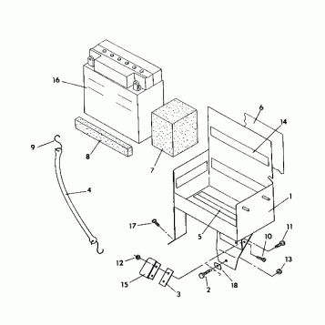 BATTERY BOX 500 SPX (4922552255012A)
