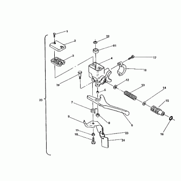 MASTER CYLINDER ASSEMBLY 500 SPX (4922552255015A)
