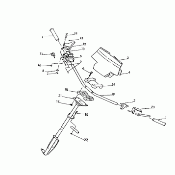 STEERING - HANDLEBAR 500 SPX (4922552255016A)