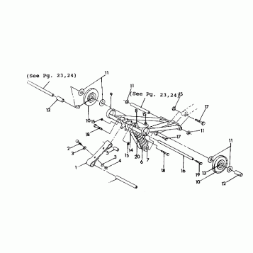 FRONT TORQUE ARM 500 SPX (4922552255025A)
