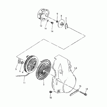 RECOIL STARTER 500 SPX (4922552255042A)