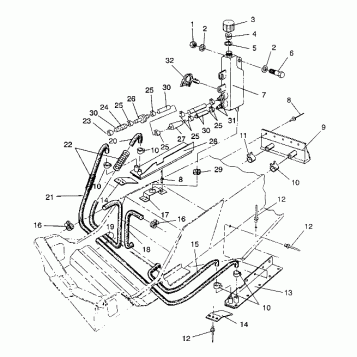 COOLING SYSTEM 440 / 0930760 and 440 SKS / 0930560 (4922932293013A)