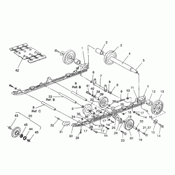 SUSPENSION ASSEMBLY 440 / 0930760 (4922932293019A)