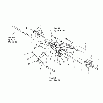 FRONT TORQUE ARM ASSEMBLY 440 / 0930760 and 440 SKS / 0930560 (4922932293021A)