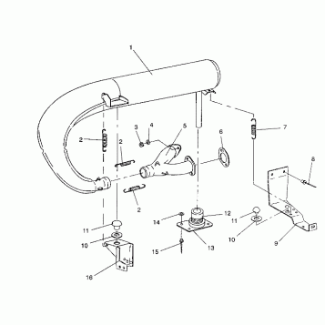EXHAUST SYSTEM 440 / 0930760 and 440 SKS / 0930560 (4922932293026A)