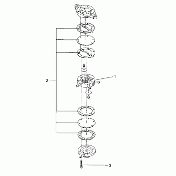 FUEL PUMP 440 / 0930760 and 440 SKS / 0930560 (4922932293033A)