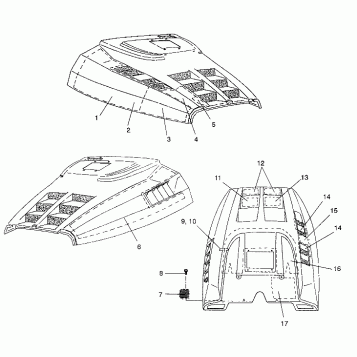 HOOD - FOAM/FOIL SPORT / 0930443 (4922942294008A)
