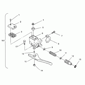 MASTER CYLINDER ASSEMBLY SPORT / 0930443 (4922942294010A)