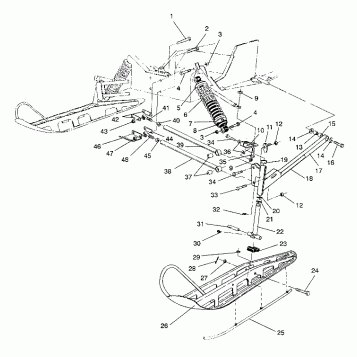FRONT SUSPENSION and SKI SPORT / 0930443 (4922942294011A)