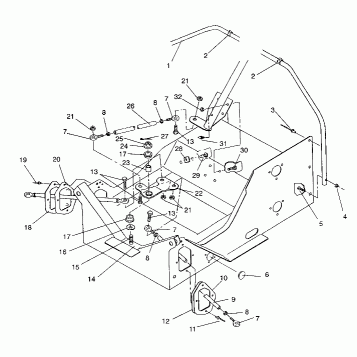 STEERING ASSEMBLY SPORT / 0930443 (4922942294014A)