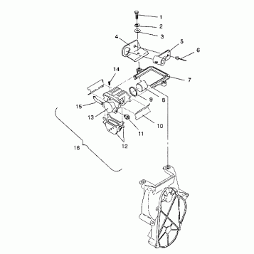 BRAKE ASSEMBLY SPORT / 0930443 (4922942294015A)