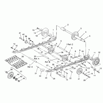 SUSPENSION ASSEMBLY SPORT / 0930443 (4922942294018A)