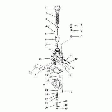 CARBURETOR ASSEMBLY SPORT / 0930443 (4922942294029A)